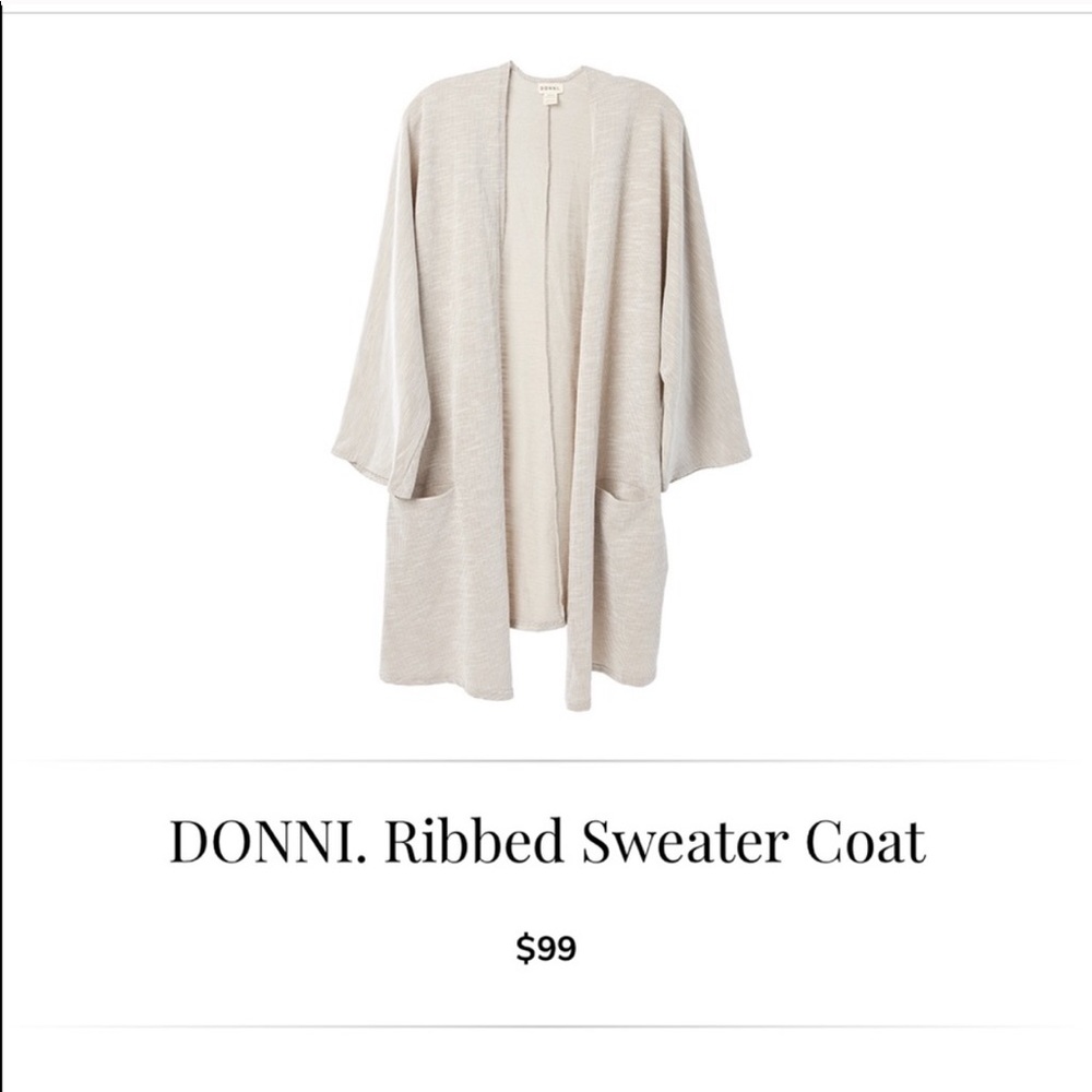 NWT one size Donni sweater